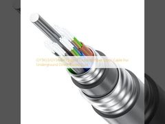 GYTA53/GYTA/GYTS Μαύρο καλώδιο οπτικών ινών εξωτερικού χώρου για υπόγειο απευθείας θαμμένο αγωγό