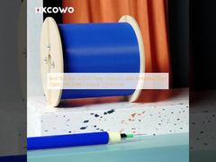 Anti Rat Bite Καλώδιο οπτικών ινών GJSFJV Θωρακισμένη οπτική ίνα HXCOWO Indoor 1/2/4 Core