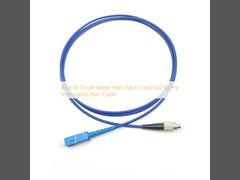 Μπλε SS Single Mode Fiber Patch Cord G625D Pre-Terminated Fiber Cable