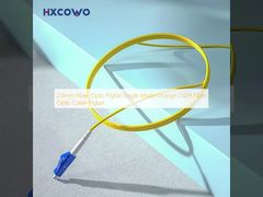 Pigtail οπτικών ινών 2,0 mm Single mode Orange LSZH Fiber Optic Pigtail