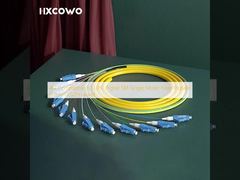 Συμβατό με 4G LC UPC Pigtail SM Single Mode Fiber Pigtails 0,9mm LSZH Jacket