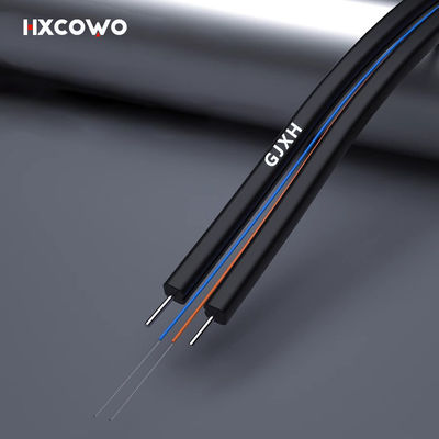 Αγορά Telecom Communication Indoor Fiber Cable 1 2 4 Core GJXH G657A2 6 Core Wire Cable σε απευθείας σύνδεση κατασκευή