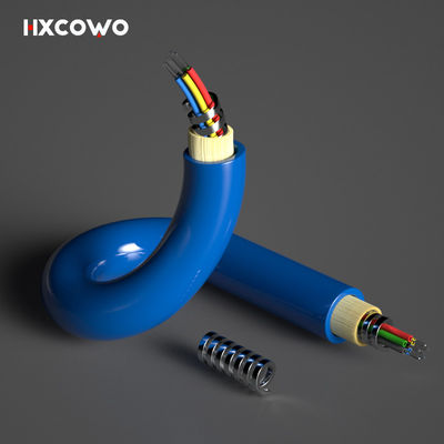 Αγορά Dustproof Single Mode Outdoor 2-288 Core Flexible Spiral Steel Armored Fiber Optical Cable σε απευθείας σύνδεση κατασκευή