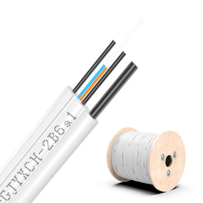 Αγορά Fiber count 1/2/4 Cores HXCOWO GJYXFCH GJYXCH FTTH Fiber Optic Drop Cable for Outdoor σε απευθείας σύνδεση κατασκευή