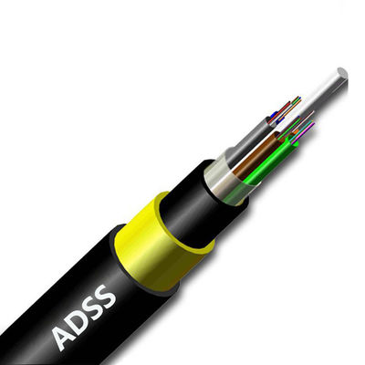 Αγορά Εξωτερικό καλώδιο οπτικών ινών ADSS διπλού μανδύα G.652D/G657A1/G657A2 διαδικτυακή κατασκευή