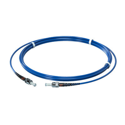 Αγορά FTTH PVC 3,0MM μεμονωμένο τρόπο G657A1 3M ST/UPC-ST/UPC θωρακισμένο σύρμα οπτικών ινών διαδικτυακή κατασκευή