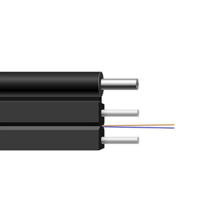 Αγορά G657A 1km FTTH Drop Cable 1 2 4 6 8 12 Core PVC Fiber Optical Cable for Indoor/Outdoor σε απευθείας σύνδεση κατασκευή