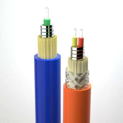 Αγορά Spiral Armored Fiber Optical Cable 2.0/3.0mm CPR FTTH 1 Core Single Mode Indoor Flexible σε απευθείας σύνδεση κατασκευή