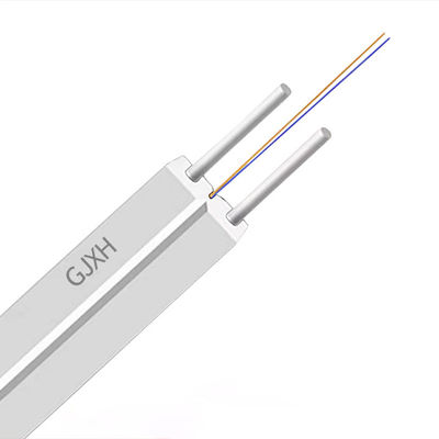 Αγορά HXCOWO GJXH FTTH επικοινωνία Drop Fiber Optic Cable Λευκό Μαύρο Προσαρμοσμένο μήκος διαδικτυακή κατασκευή