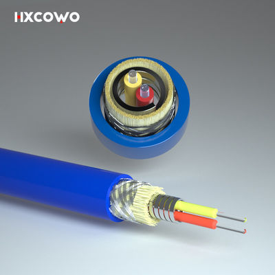 Αγορά LSZH TPU Flexible Spiral Steel Armored Fiber Optical Cable For Dustproof Function σε απευθείας σύνδεση κατασκευή