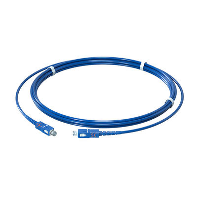 Αγορά Fiber Type Single Fiber Single Mode Armored Patch Cord SC-UPC/SC-UPC Blue 9/125um σε απευθείας σύνδεση κατασκευή