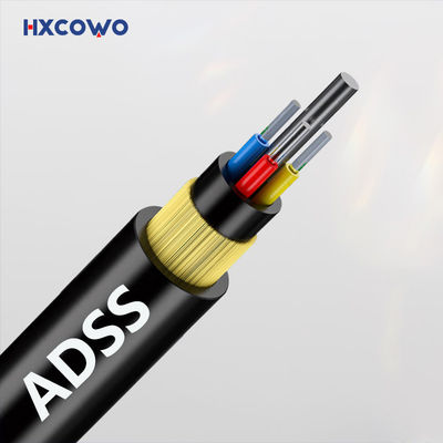 Αγορά ADSS 80m 100m 120m 200m Span Aerial Fiber Cable G652D G657A1 G657A2 σε απευθείας σύνδεση κατασκευή