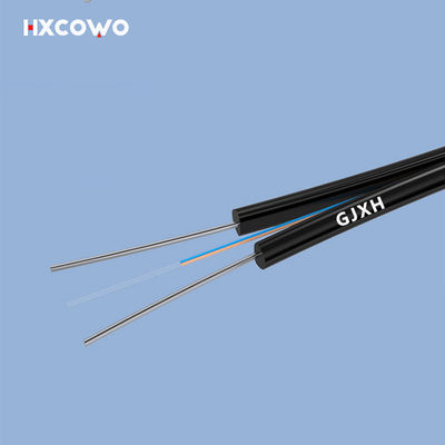 Αγορά Speed Internet Indoor Fiber Optic Cable GJXH Metallic Strength Member G657A1 2Core σε απευθείας σύνδεση κατασκευή
