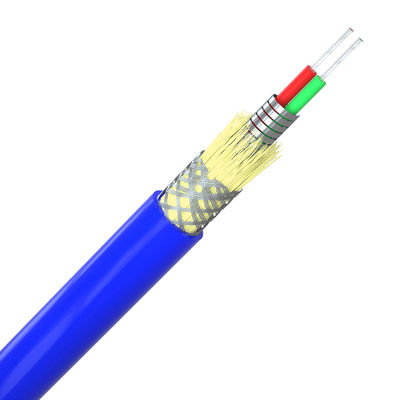 Αγορά 50/125 Flexible Spiral Steel Single Mode Armored Fiber Cable 2-288 Core σε απευθείας σύνδεση κατασκευή