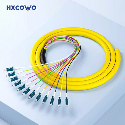 Αγορά SM G652D G657A 0.9mm Fiber Optic Pigtail 12 Color Fiber Cores LC UPC APC Patch Cord Pigtail σε απευθείας σύνδεση κατασκευή