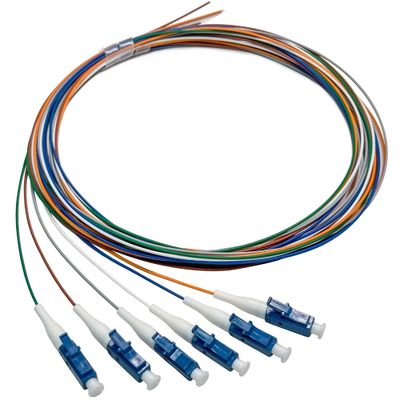 Αγορά FTTN HXCOWO 6 Bundle Distribution Fiber Optic Pigtail LC/UPC SM 9/125 Fanout 0.9mm Optical Fiber Pigtail σε απευθείας σύνδεση κατασκευή