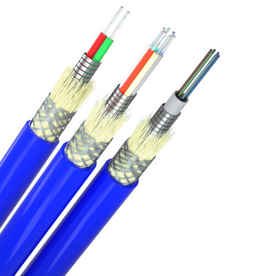 Αγορά OM1 OM2 OM3 Multimode Armored Fiber Optic Cable Dustproof Function σε απευθείας σύνδεση κατασκευή