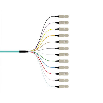 Αγορά Wavelength 850nm/1310nm/1550nm 12Color-Coded Bunch Ribbon Type SC Fiber Optic Pigtails σε απευθείας σύνδεση κατασκευή