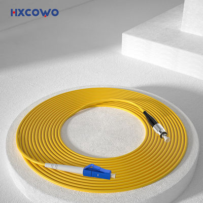 Αγορά LC FC Single Mode Simplex UPC/APC 0.9/2/3 MM Armored Fiber Optic Patch Cord PVC LSZH σε απευθείας σύνδεση κατασκευή