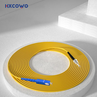 Αγορά FTTX Fiber Optic Patch Cord με HXCOWO SC FC συνδέσεις και SM εσωτερικό θωρακισμένο καλώδιο διαδικτυακή κατασκευή