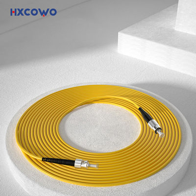 Αγορά HXCOWO Single Mode 9/125 OS2 FC To ST Simplex OFNR 2.0mm Armored Fiber Optic Cable Patch σε απευθείας σύνδεση κατασκευή