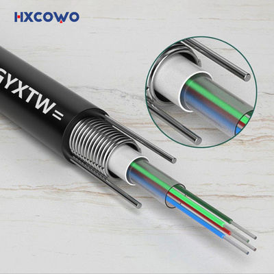 Αγορά 4 24 144 Core Fiber Armoured Cable G652D GYXTW Steel Wire Armoured Fibre Optic Cable σε απευθείας σύνδεση κατασκευή