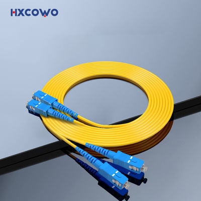 Αγορά 2 Core SC/UPC-SC/UPC Duplex Multi-Mode Single Mode 9/125 2.0mm 0.5M Fiber Optic Cable Patch σε απευθείας σύνδεση κατασκευή