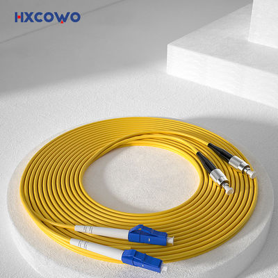 Αγορά Armored Fiber Cable Patch HXCOWO OM4 LC UPC to FC Duplex Multimode Fiber Optic Cable σε απευθείας σύνδεση κατασκευή