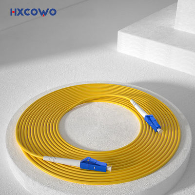Αγορά HXCOWO FTTH Simplex Fiber LC APC UPC G652D/G657A1 SM Jumper Armored Fiber Optic Cable Patch σε απευθείας σύνδεση κατασκευή