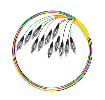 Αγορά ταχύτητα HXCOWO 12 Core G652D LSZH FC Fanout Bunchy Breakout Fiber Pigtail για Δίκτυο 4g διαδικτυακή κατασκευή