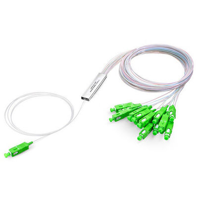 Αγορά 1x4 1x8 1x16 1x32 Fiber PLC Splitter For FTTH Singlemode Optical Cable 2.0mm SC APC σε απευθείας σύνδεση κατασκευή