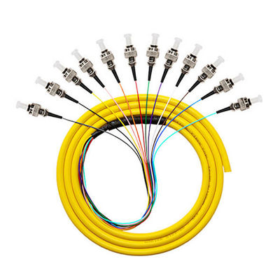 Αγορά Multimode 50/125 62.5/125 SM 12 Cores Coated Fiber Optic Pigtail for 4g Network Solution σε απευθείας σύνδεση κατασκευή