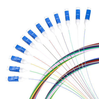 Αγορά HXCOWO SM G657A 12 πυρήνες χρώματα LC/APC LC/UPC FTTH Fiber Optic Pigtail για δίκτυο 3G διαδικτυακή κατασκευή