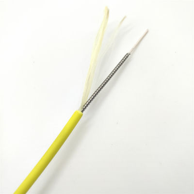 Αγορά 10D Bending Radius Direct Indoor Spiral Steel Armored Optical Cable 1-12 Core 1km σε απευθείας σύνδεση κατασκευή