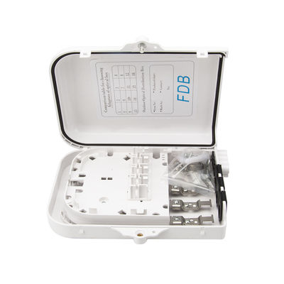Αγορά Black White OEM Fiber Optic Distribution Box FTTX 8 Core With 1 8 PLC Splitter σε απευθείας σύνδεση κατασκευή