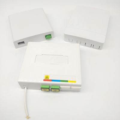Αγορά 2 Port Ftth Fiber Optic Termination Box SC/APC Adapter Fiber Termination Boxes σε απευθείας σύνδεση κατασκευή