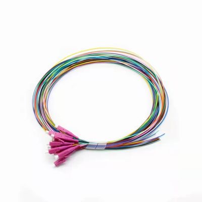 Αγορά 12 Cores LC UPC Fiber Optic Pigtail Multimode G657A1 FTTH Pigtail For Network Connections σε απευθείας σύνδεση κατασκευή