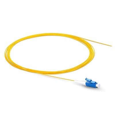 Αγορά Κίτρινο Jacket LC UPC Pigtail 2.0mm 1m μήκος οπτικό καλώδιο διαδικτυακή κατασκευή