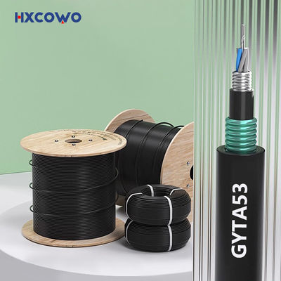 Αγορά Καλώδιο Διπλό Μπουφάν Direct Burial Fiber Cable GYTA53 Καλώδιο οπτικών ινών εξωτερικού χώρου διαδικτυακή κατασκευή