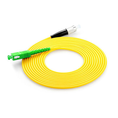 Αγορά PVC LSZH Fiber Optic Cable Patch SC FC LC ST Connector Type HXCOWO G652D G657A APC UPC σε απευθείας σύνδεση κατασκευή