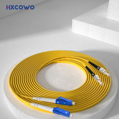 Αγορά 1.5m Yellow Duplex Armored Patch Cord HXCOWO 2.0mm SM MM 9/125 LC/UPC To ST σε απευθείας σύνδεση κατασκευή