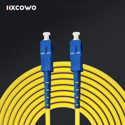Αγορά FTTH Armored Fiber Optic Patch Cable G652D G657A1 G657A2 HXCOWO SC SC UPC APC σε απευθείας σύνδεση κατασκευή