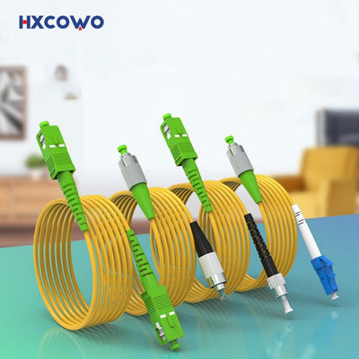 Αγορά 1core Fiber Optic Patch Cord HXCOWO SC/FC/LC/ST Low Loss APC/UPC 9/125 SM SX 3M G657A σε απευθείας σύνδεση κατασκευή