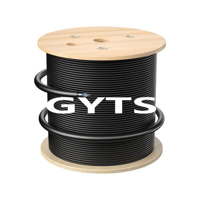 Αγορά GYTS GYTA 12 24 48 96 Core Fiber Optic Cable Black Outdoor Armored Cable σε απευθείας σύνδεση κατασκευή
