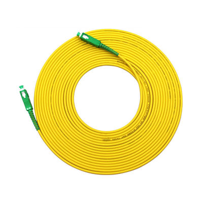 Αγορά HXCOWO SM G652D 2,0mm PVC Simplex Fiber Patch Cord σε προσαρμοσμένο μήκος με σύνδεσμο SC/APC διαδικτυακή κατασκευή