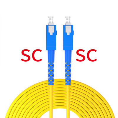Αγορά 1 πυρήνας Fiber Optic Patch Cord SC προς SC UPC/APC 2.0mm/3.0mm G652D/G657A για FTTH διαδικτυακή κατασκευή