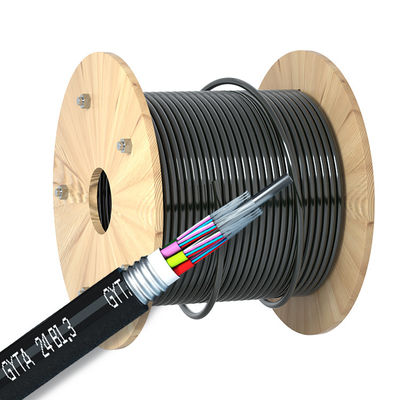 Αγορά Customized Outdoor Armored Fiber Optic Cable Single Mode PVC LSZH LSOH PE HDPE Jacket σε απευθείας σύνδεση κατασκευή