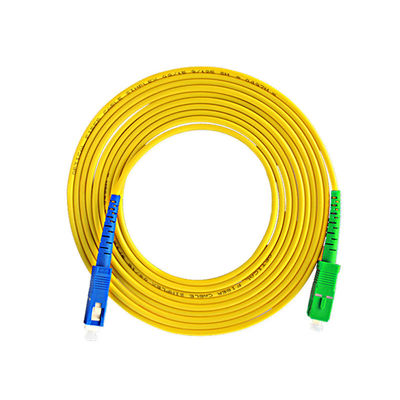 Αγορά 2.0mm 3.0mm Single Mode Fiber Patch Cord SC SC APC UPC Fiber Jumper σε απευθείας σύνδεση κατασκευή