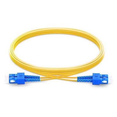 Αγορά Singlemode Armored Fiber Patch Cord SC UPC To SC UPC Duplex 2.0mm PVC OFNR 9/125 σε απευθείας σύνδεση κατασκευή