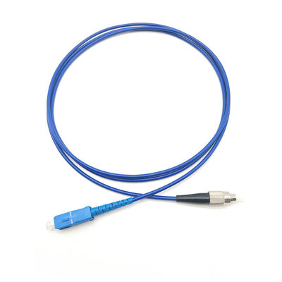 Αγορά Μπλε SS Single Mode Fiber Patch Cord G625D Pre-Terminated Fiber Cable διαδικτυακή κατασκευή